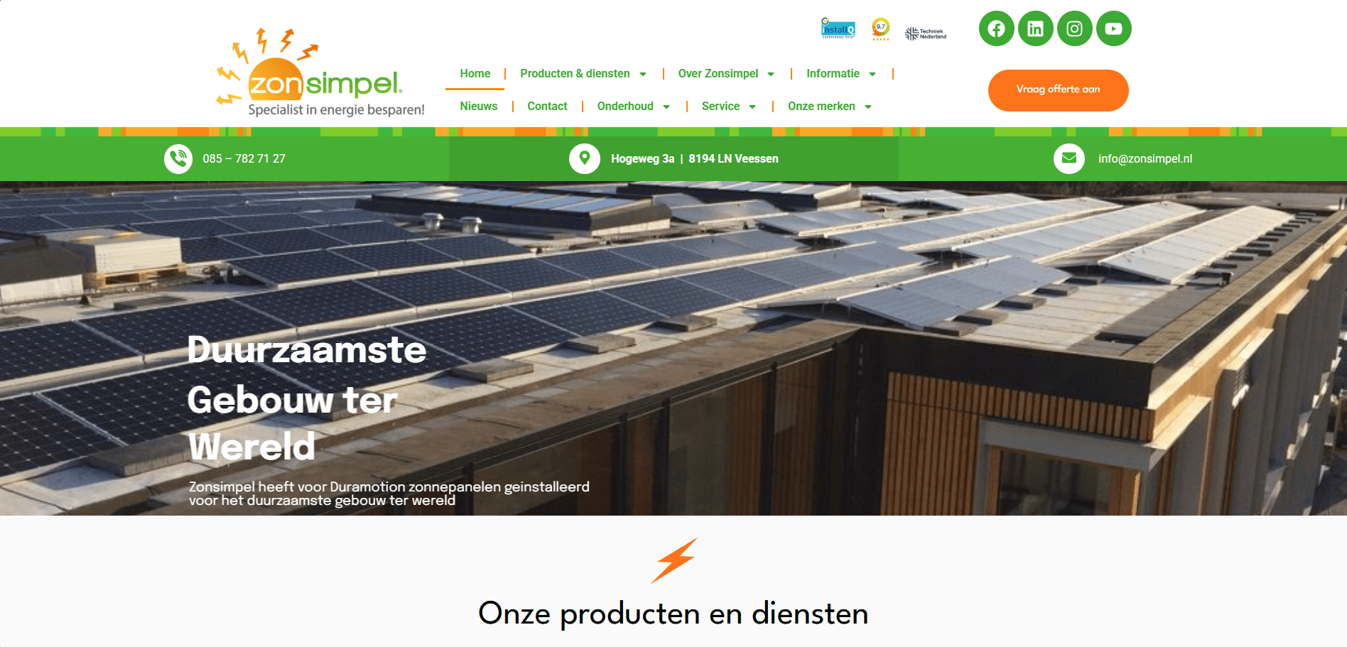 Zonsimpel Website